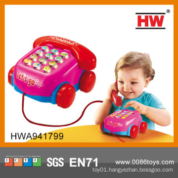 New Item plastic Intelligent telephone machine learning baby toys wholesale